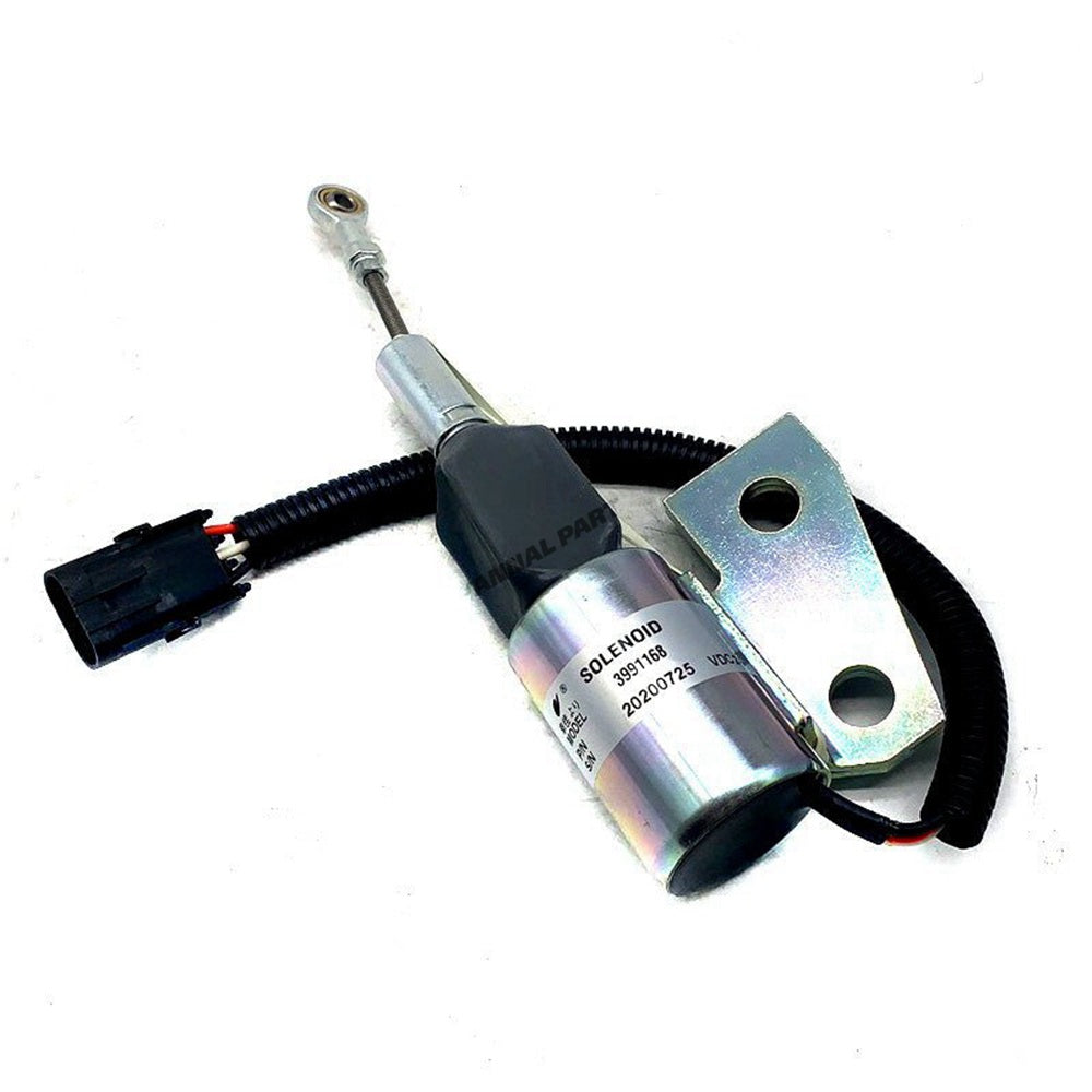 24V Stop Solenoid SA-4941-24 3991168 3964628 for 4BT Engine Hyundai R130 Excavator