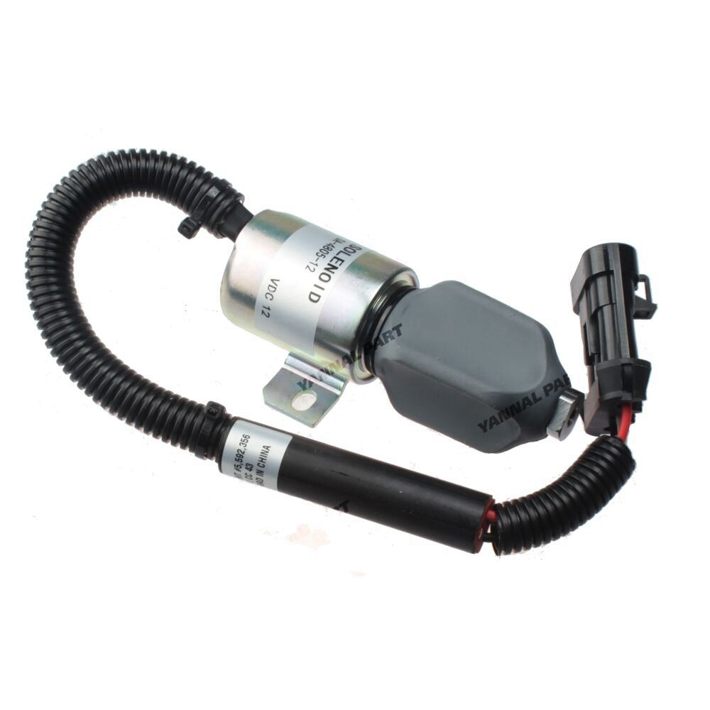 12V 1A 62.2mm Shut Down Solenoid SA-4805-12 1753ES-12E6UC4B1S1CC43 for Kubota Engine With Coil Commander