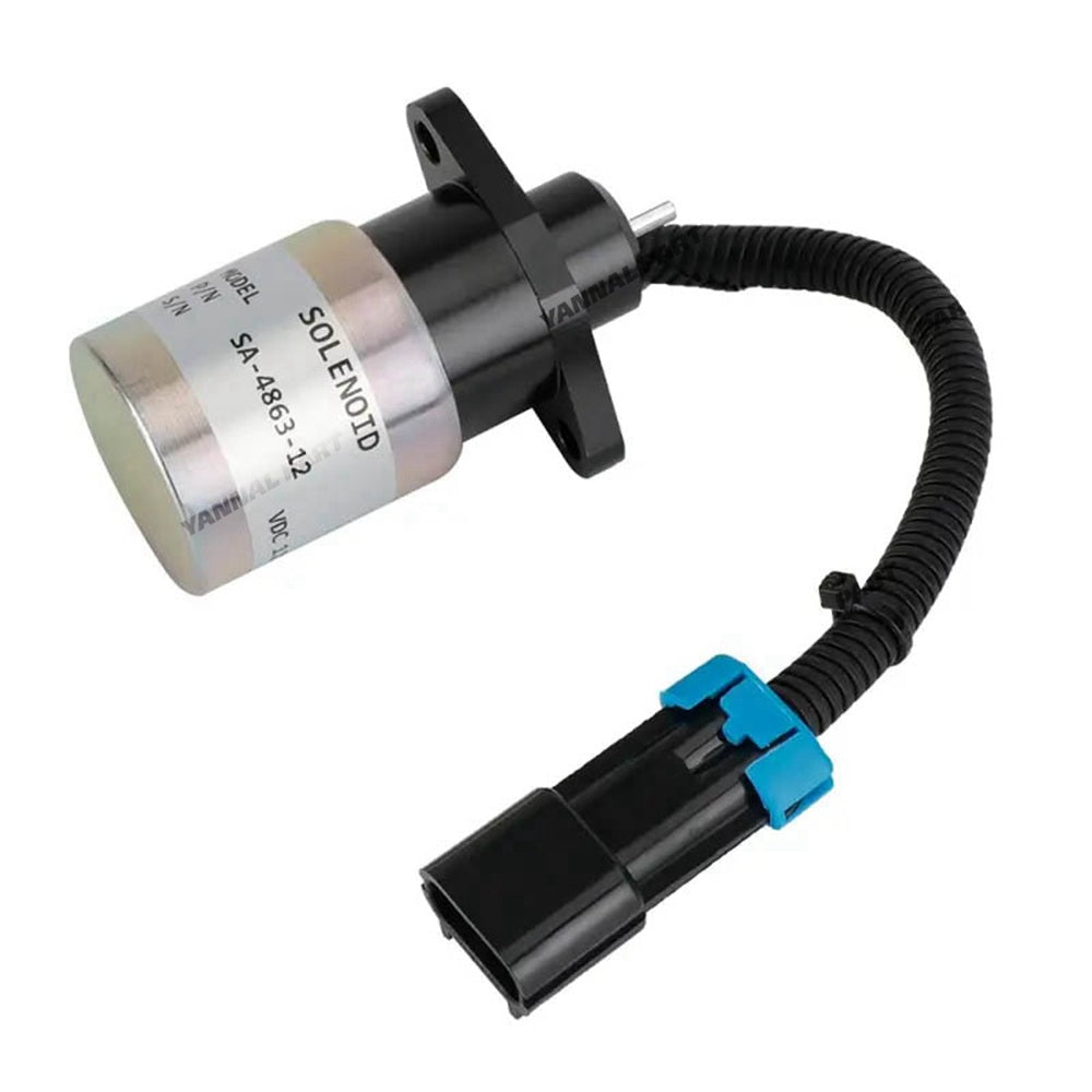 12V Stop Solenoid 0175-12A5C9S SA-4863-12 for Kubota Woodward Engine