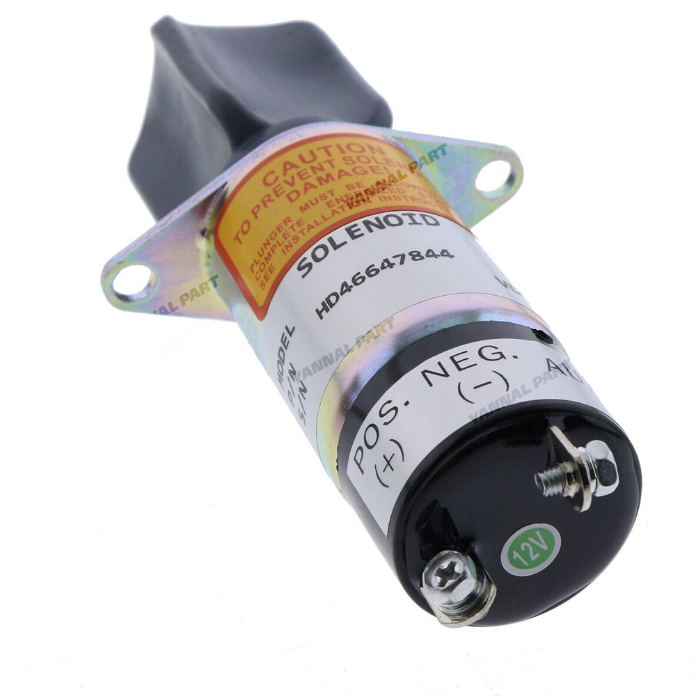 Shutoff Solenoid 1504-12A7U1B1 SA-3527-T 12VDC Fit For Yanmar Engine 2 Terminals
