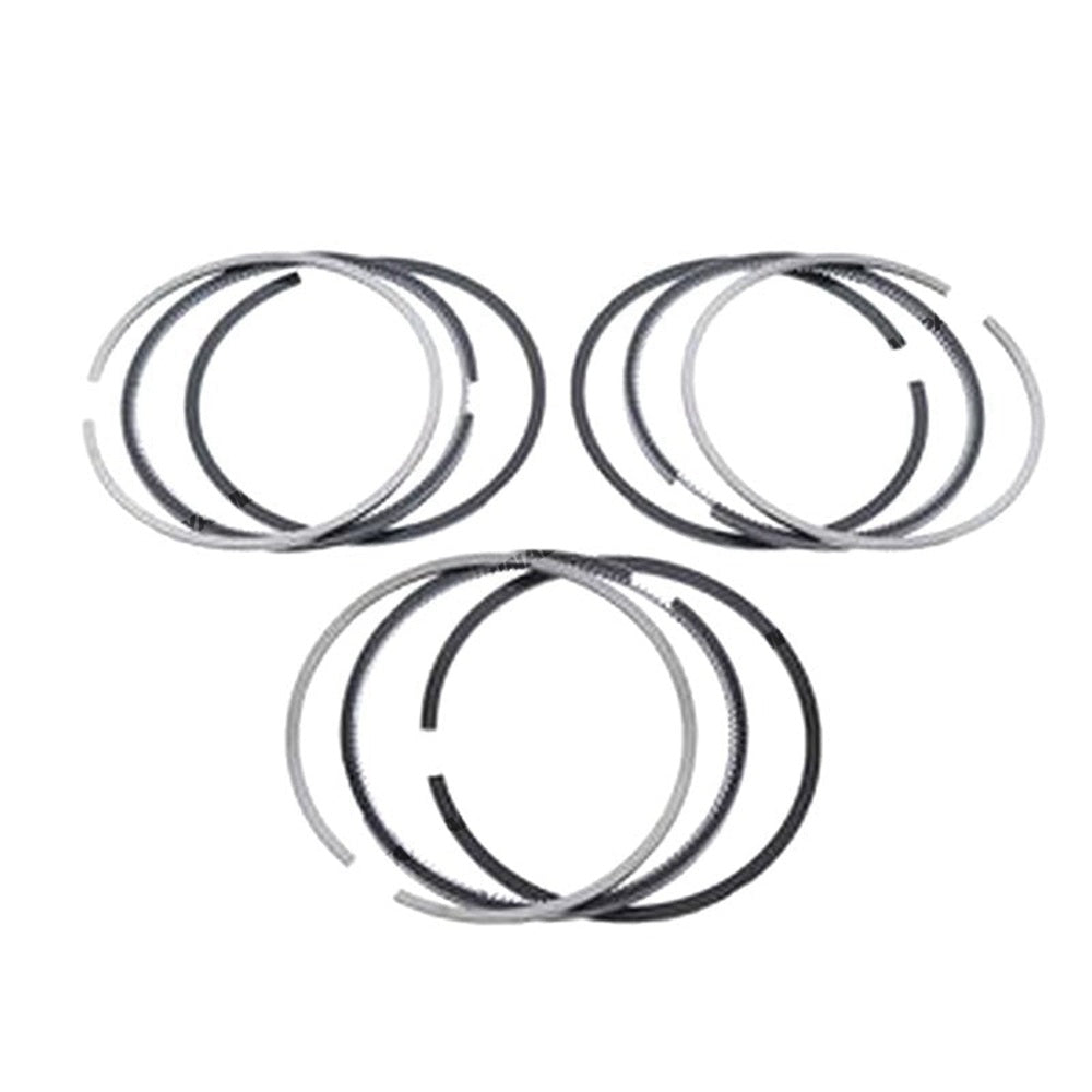 3 PCS Piston Rings 1G460-21050 for Kubota D902 Engine KX41-3 Excavator BX25 Tractor