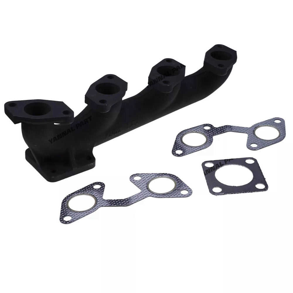 Exhaust Manifold With Gasket 6651482 for Kubota Engine V2203 V1903 Bobcat 331 334 335 337 341 430 E42 E45 751 753 763 773 S150 S160 S175 S185
