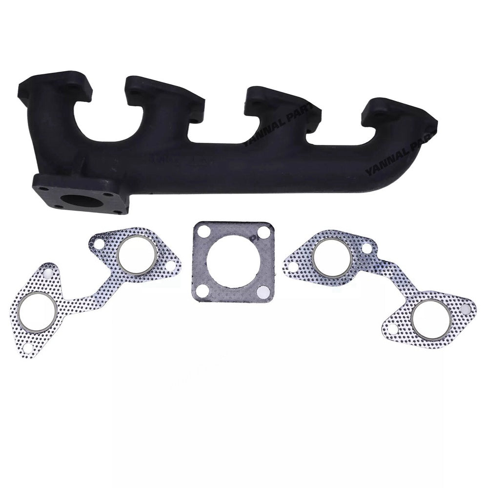 Exhaust Manifold With Gasket 6651482 for Kubota Engine V2203 V1903 Bobcat 331 334 335 337 341 430 E42 E45 751 753 763 773 S150 S160 S175 S185