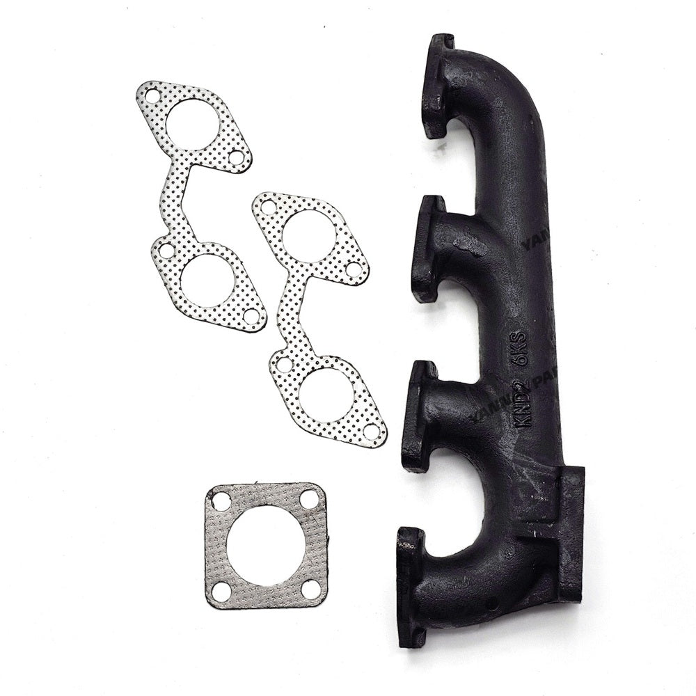 Exhaust Manifold With Gasket 16691-12310 15416-12313 15416-12310 for Kubota Engine V2203 V1903 Tractor L345DT L355SS L345