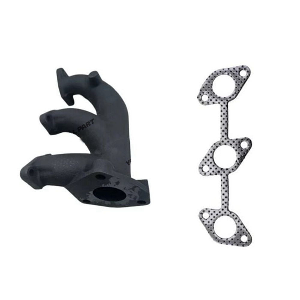 Exhaust Manifold 15862-12314 With Gasket 1G318-12350 for Kubota Engine D722 D782 DF752 WG750 WG752