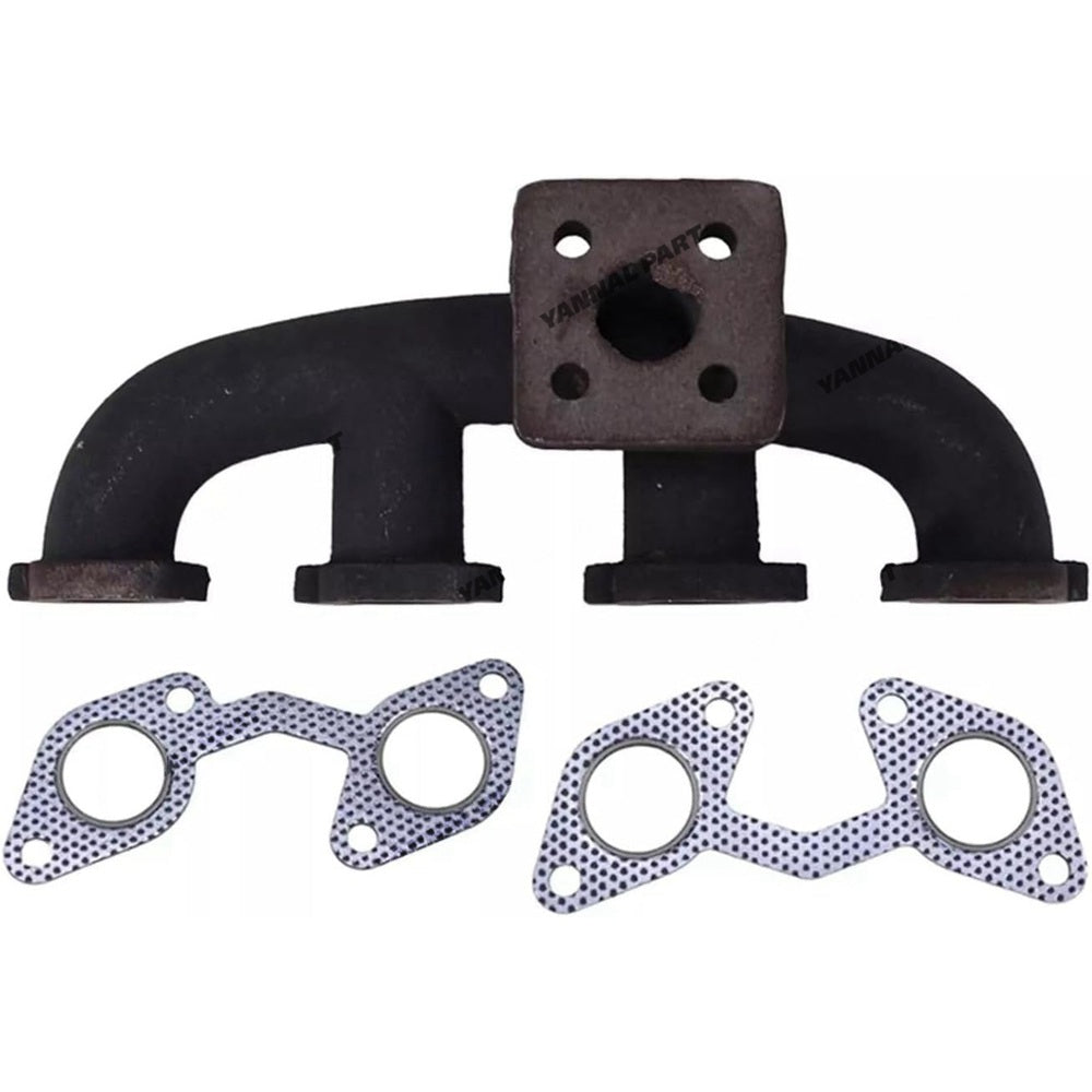 Exhaust Manifold 15465-12312 With Gasket 1A091-12350 1A091-12360 for Kubota Generator GV-3170SW Hyundai Old Skid Steer Loader HSL600