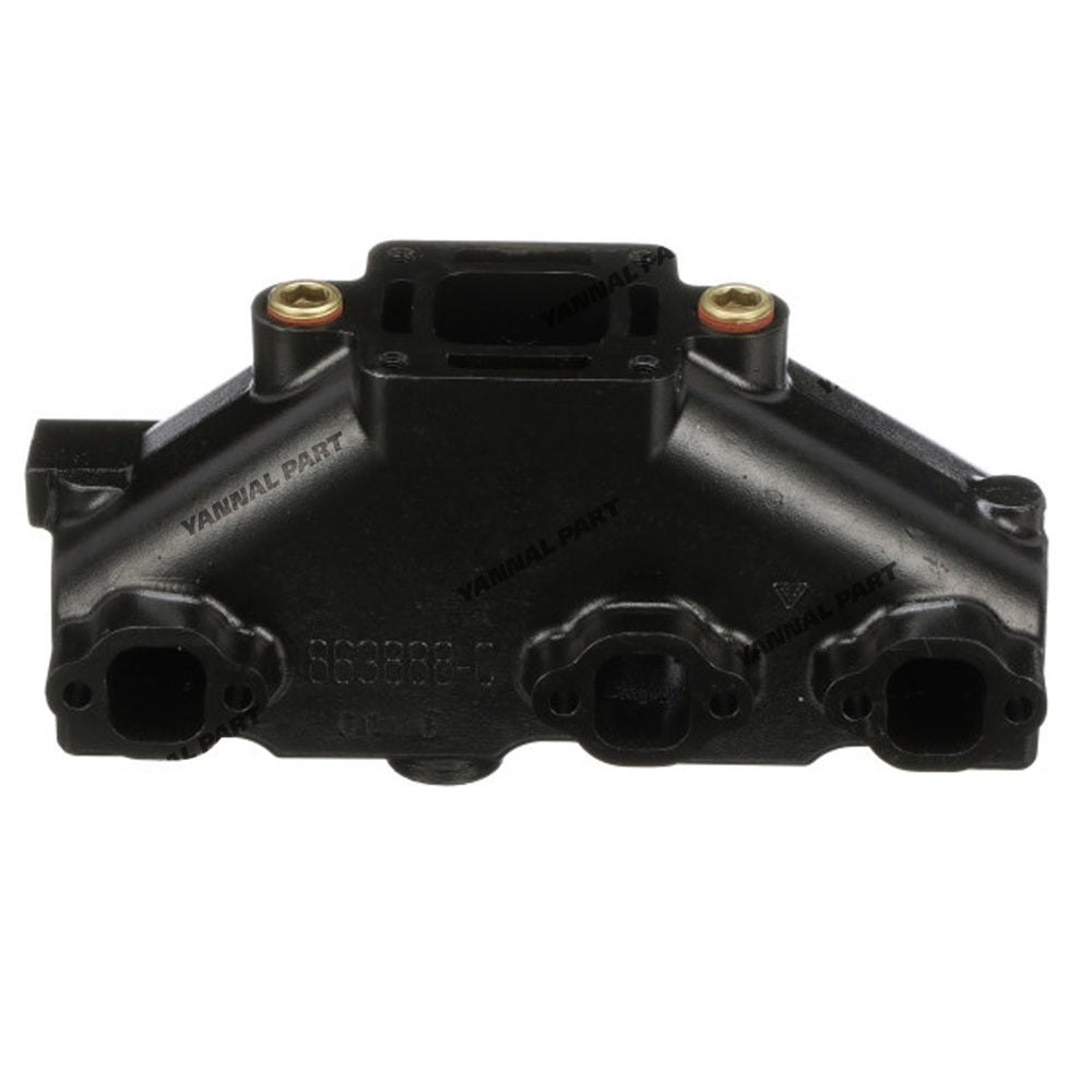 Exhaust Manifold 99745 99746 Fit For Mercruiser Engine 4.3L V6 226