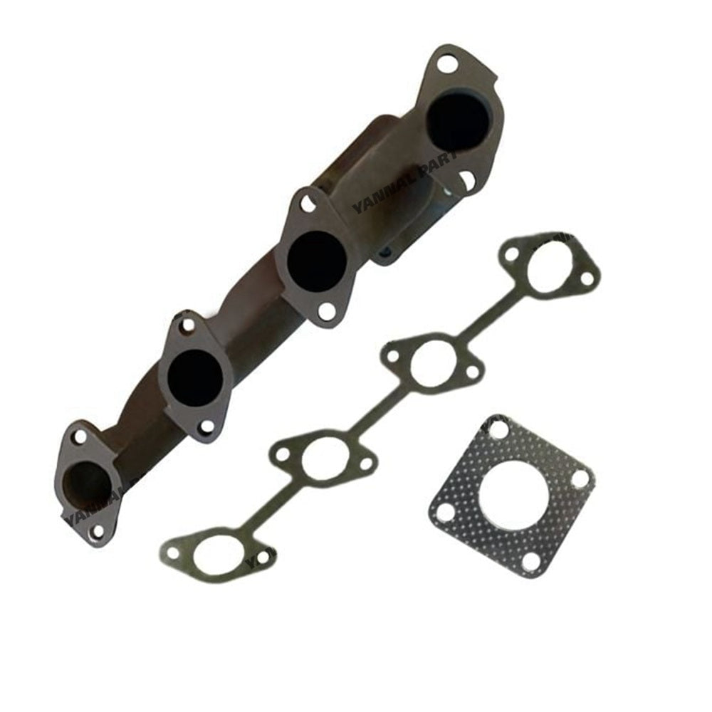 4 Cylinder Exhaust Manifold 16616-12312 With Gasket for Kubota Engine V1505 V1305
