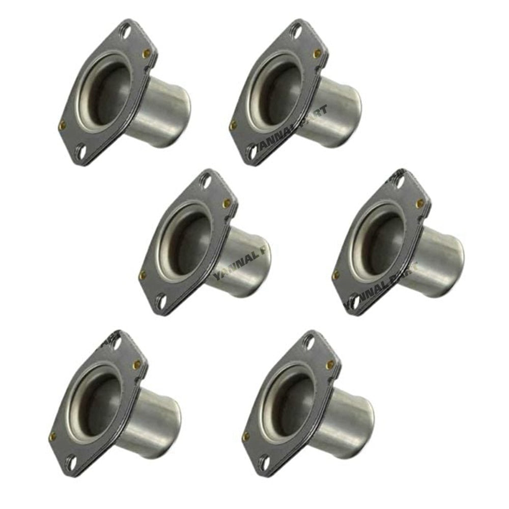 6 PCS Exhaust Manifold Sleeve 281-8261 for Caterpillar CAT Engine C15 C18 3516C 3406E Excavator 395 390D 365C 385C