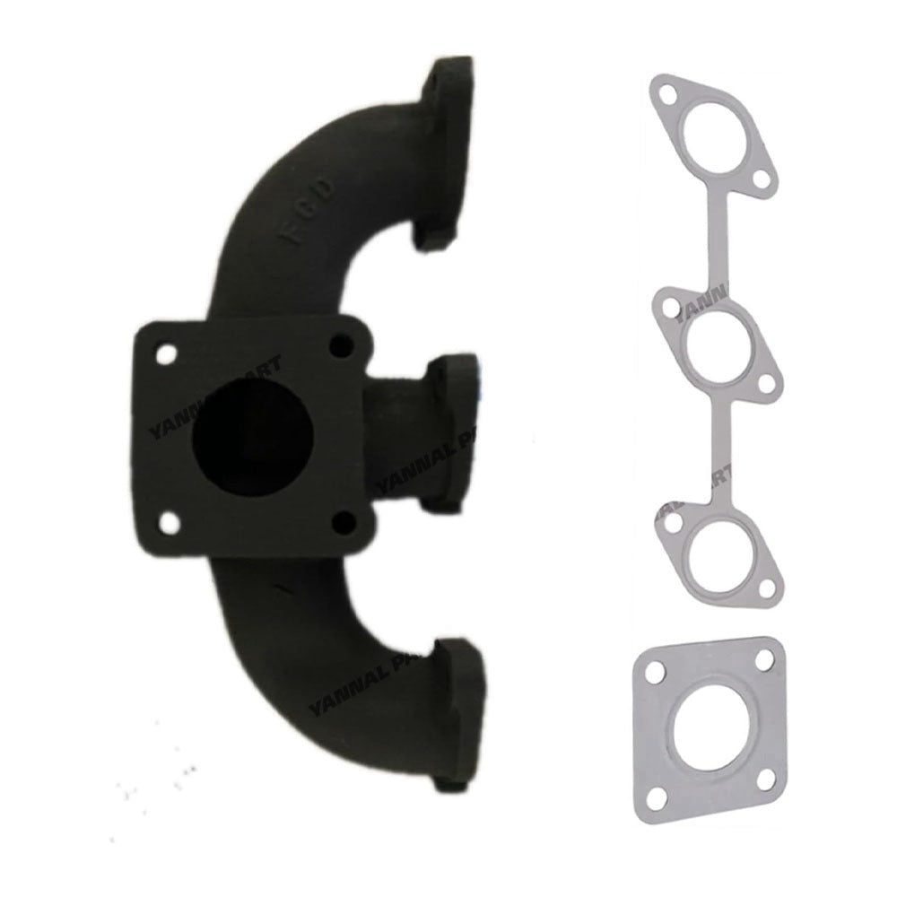 Exhaust Manifold 6680285 With Gasket 6672441 6575580 for Kubota Engine D1105 Bobcat Skid Steer Loader 553