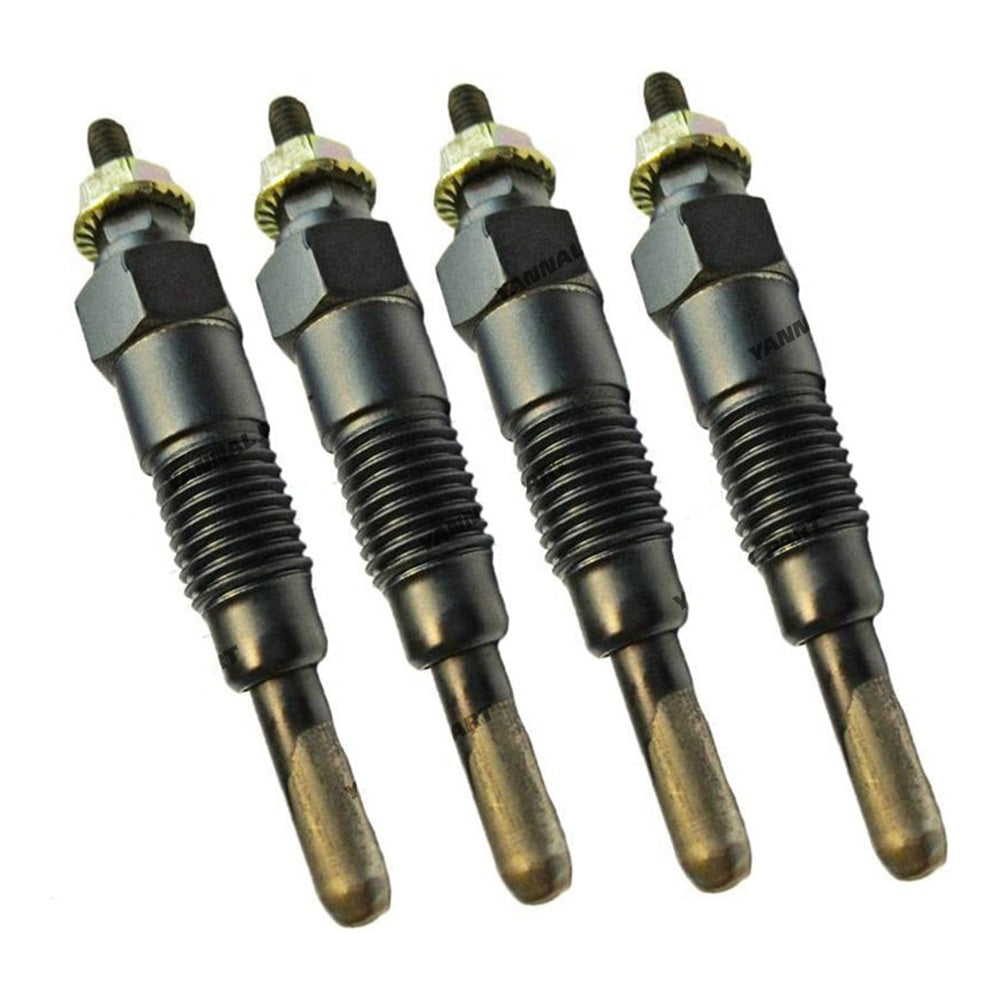 4 PCS Glow Plug Y129155-77800 for Yanmar 4TNE98 Komatsu 4D98E Engine Kohler Generator 32EOZ Mustang Loader MTL16