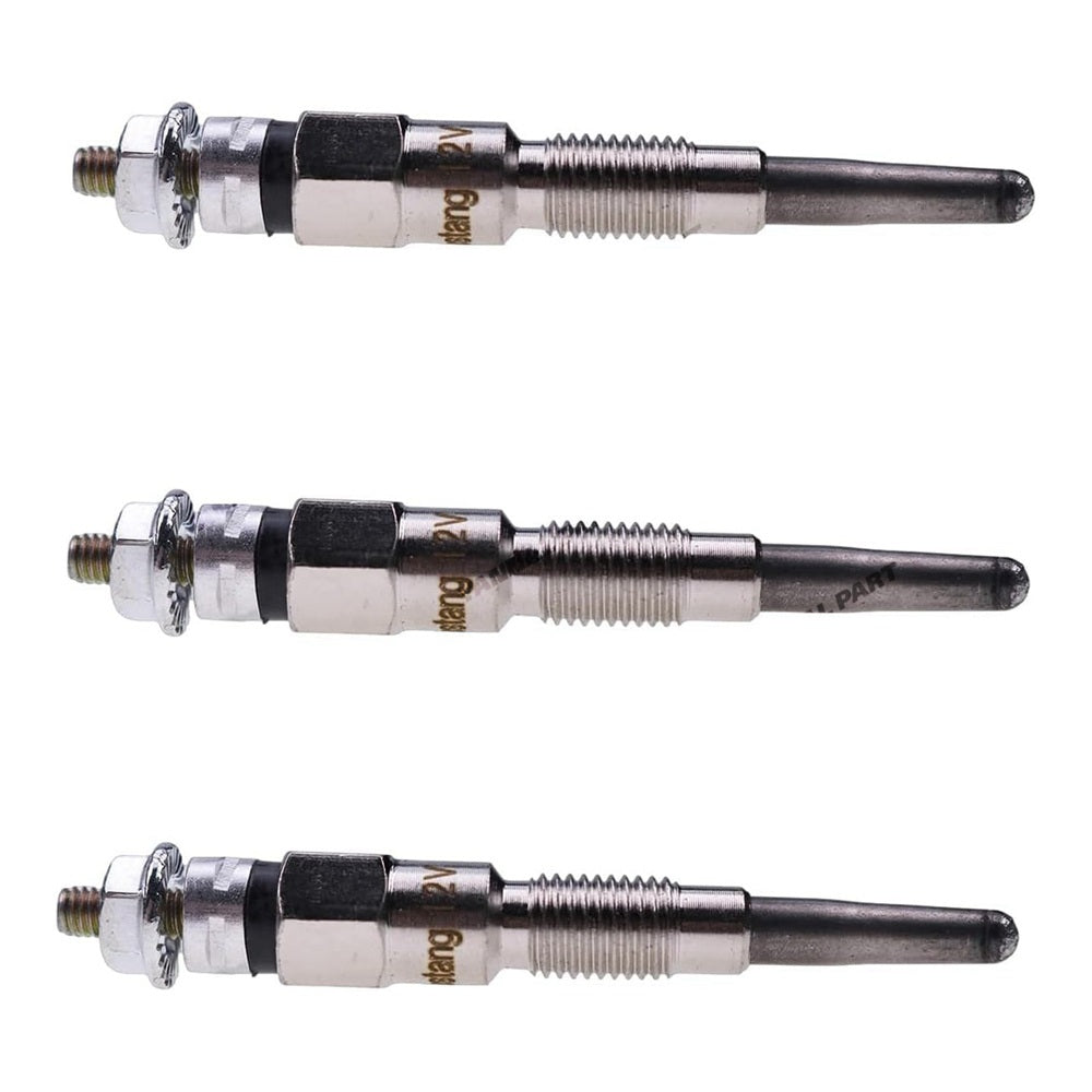 3 PCS Glow Plug 25-39501-00 for Kubota D1105 Carrier CT3.69 CT3-69-TV Engine Supra 922 944 950 Genesis R90