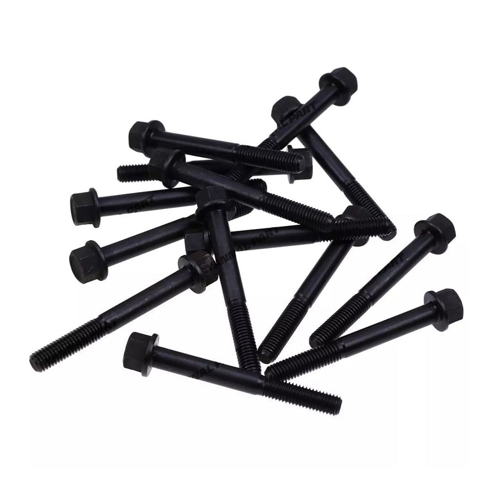 14 PCS Cylinder Head Bolt KB-14601-03450 for Kubota Engine D902 D722 Cub Cadet Garden Tractor 1512 1572 1772 1782 2182 782D 882