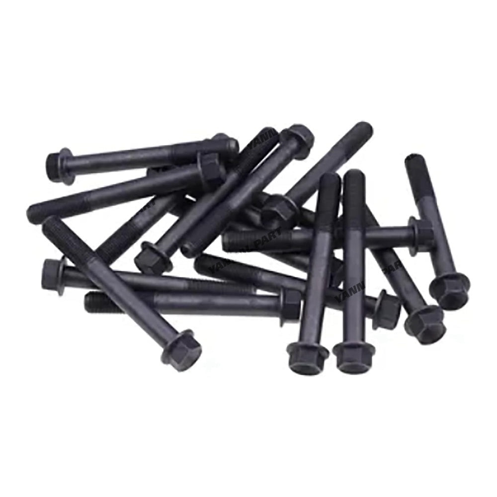 14 PCS Cylinder Head Bolt 14601-0345-0 for Kubota Engine WG972 Tractor B7300 B7400 BX1500 BX1800 BX2230 BX2350