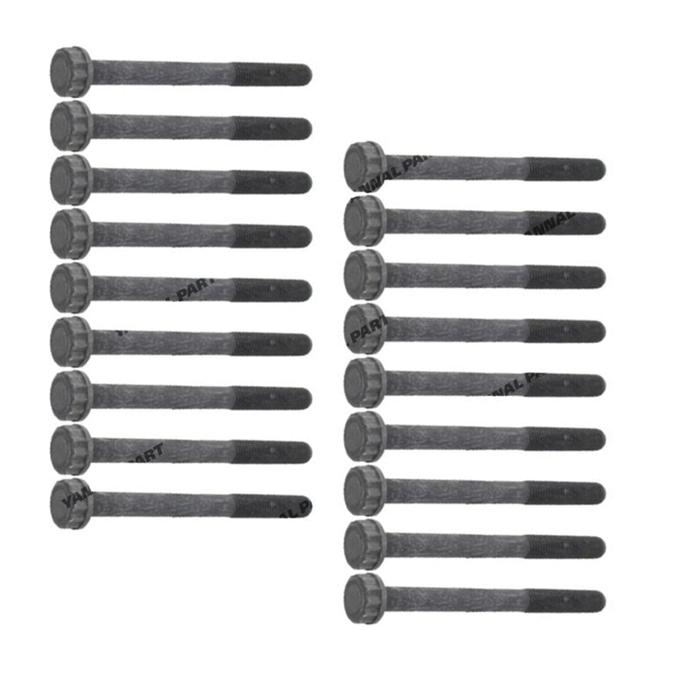 18PCS Cylinder Head Bolt 8942473551 8944556670 8971334161 Fit For Isuzu Engine C240 4JB1 4JB1-TC 4JB1-T 4JG1 4JG2 4JA1 4JC1 4JE1 4JJ1 4JH1 4JF1 4JD1 4KH1 4JA1-T 4JH1-T