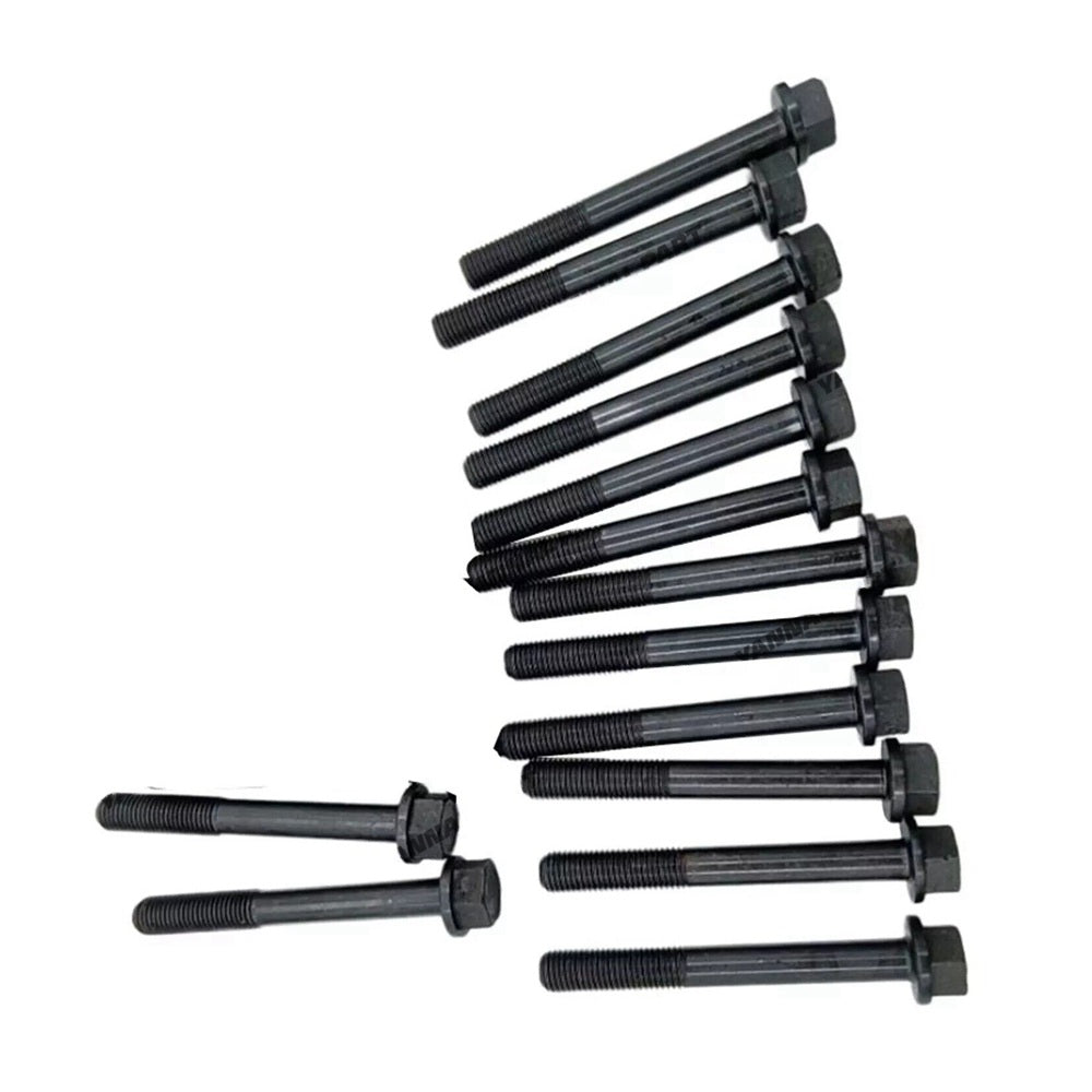 14 PCS Cylinder Head Bolt 15901-03450 for Kubota D850 Engine B1550D B1750E B20 B4200D KH-36 KH-41 KH-51 KH-61