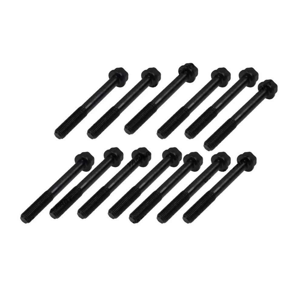 14 PCS Cylinder Head Bolt 6653804 for Kubota Engine D1402 V1902 Bobcat Loader 645 643 1600 743 Excavator 325 331 231 225
