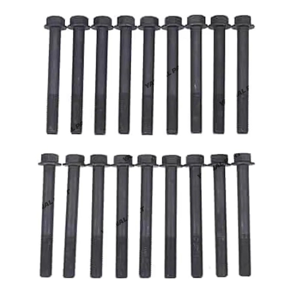 18 PCS Cylinder Head Bolt 25-15024-00 for Kubota V1505 Carrier CT491 CT4-91-TV CT4.91 Engine