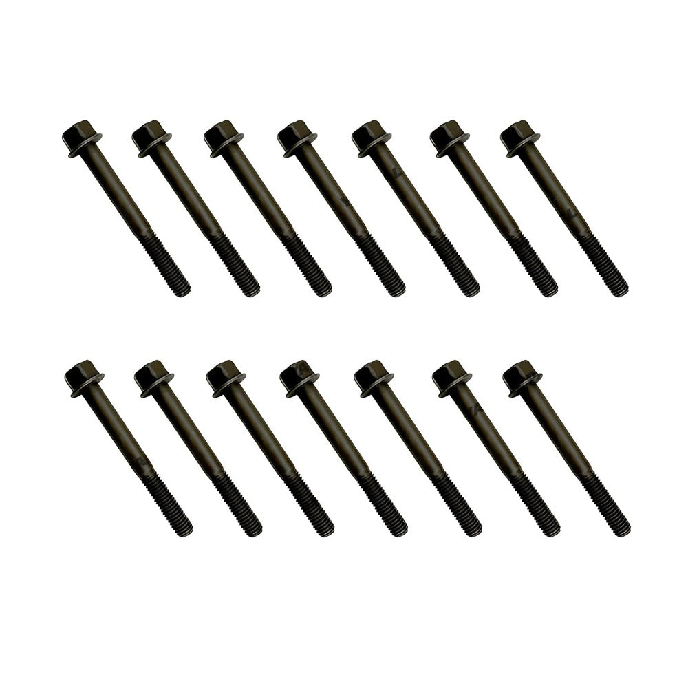14 PCS Cylinder Head Bolt 553867 for Kubota Engine D722 Jacobsen Lawn Tractor Groom Master II Mower Tri-King Greens King IV G-Plex III and GP400