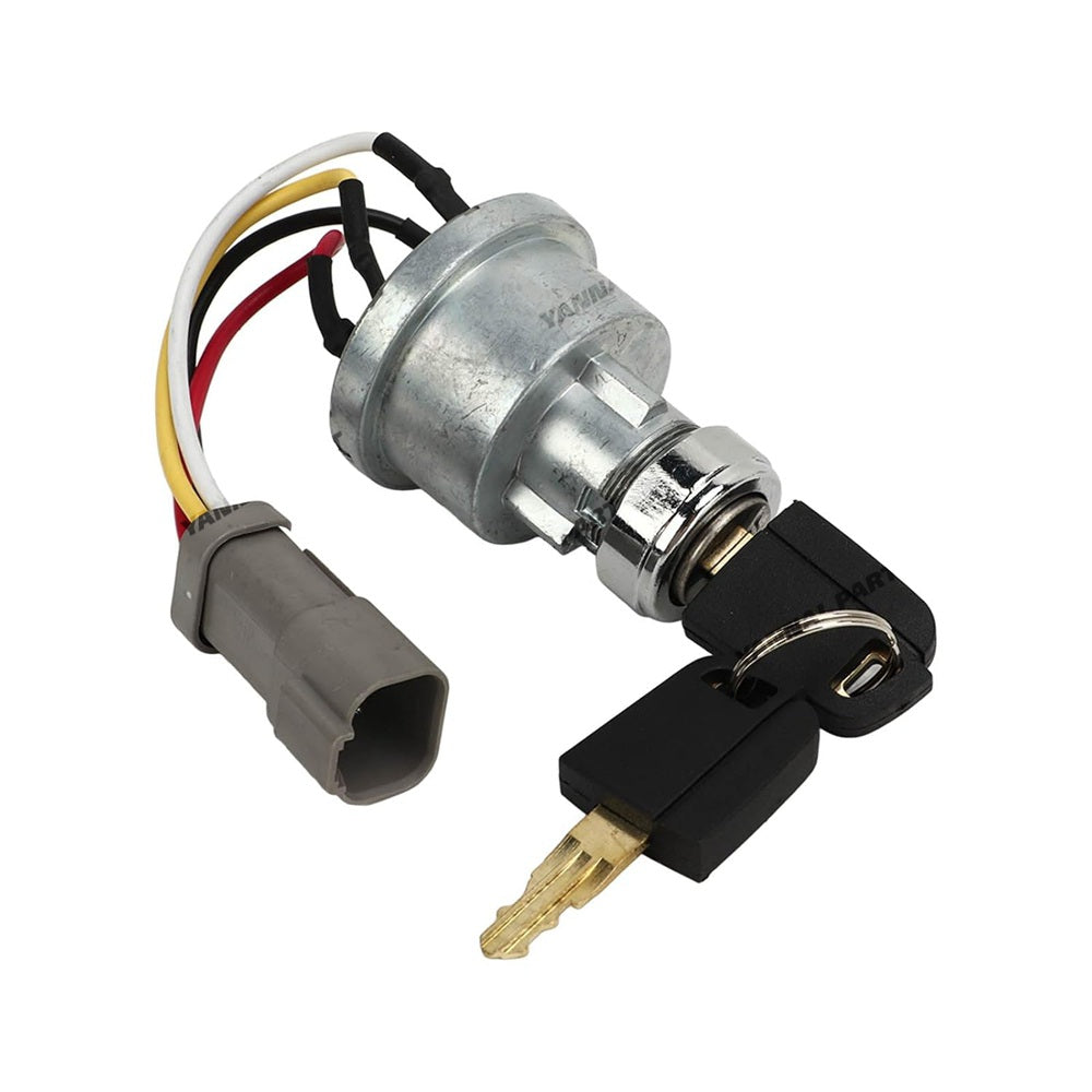 Ignition Switch with 2 Keys 467-8535 Fit For Caterpillar CAT Engine 3406E 3412E Loader 906H 906H2 906K 906M 907H 907H2 907K 415 416 416F2