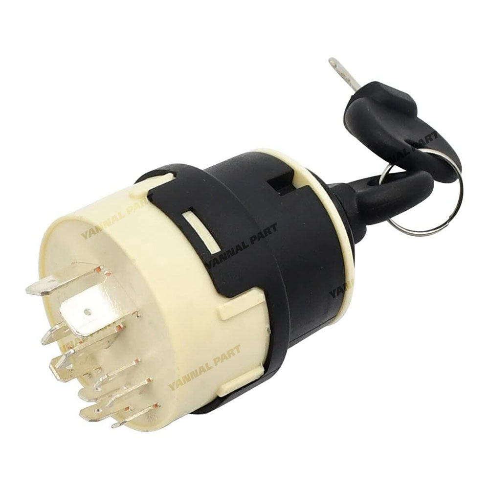 Ignition Switch With 2 Keys 1532371C2 Fit For CASE 585 685 743 745 844 856 956 1255 1455 Excavator 125B 170B 220B 350CKB