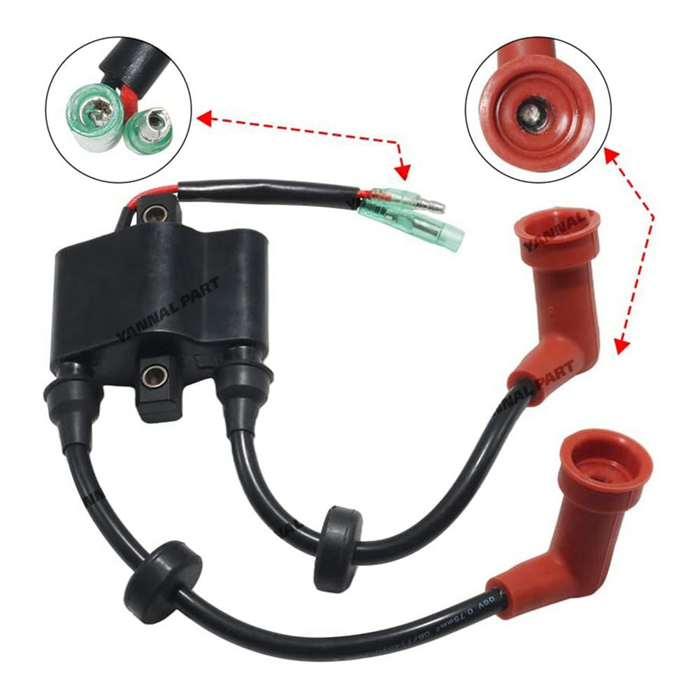 Ignition Coil 6B4-85570-00 680-85570-02 Fit For Yamaha Outboard 9.9HP 15HP 6HP 8HP 20HP 25HP