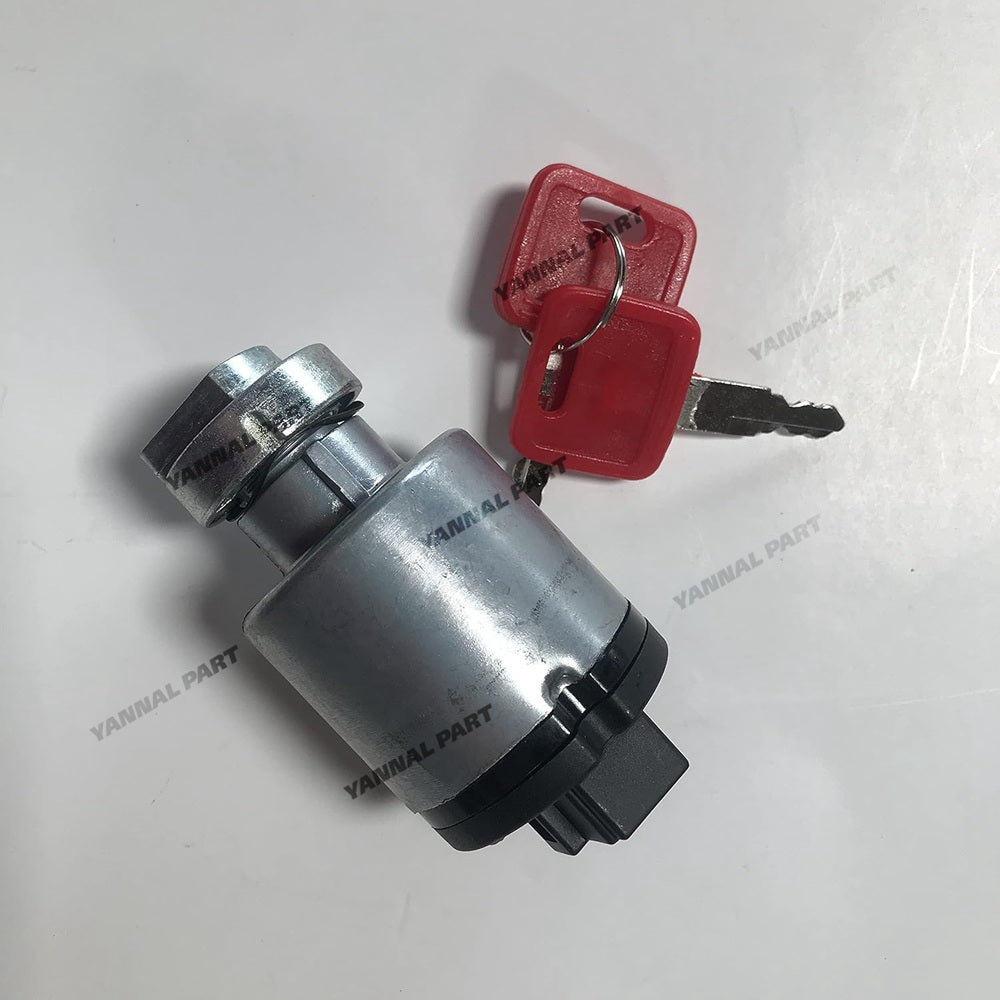 Ignition Switch With 2 Keys 4360297 Fit For Hitachi ZAX200-3 ZAX330-3 ZAX350-3 ZAX370-3 ZAX210-3 ZAX240-3