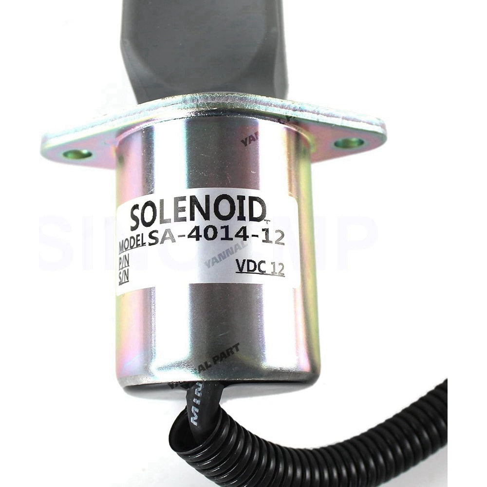 Aftermarket Woodward 12V SA-4014-12 Stop Solenoid Valve for Mitsubishi Generator Engine
