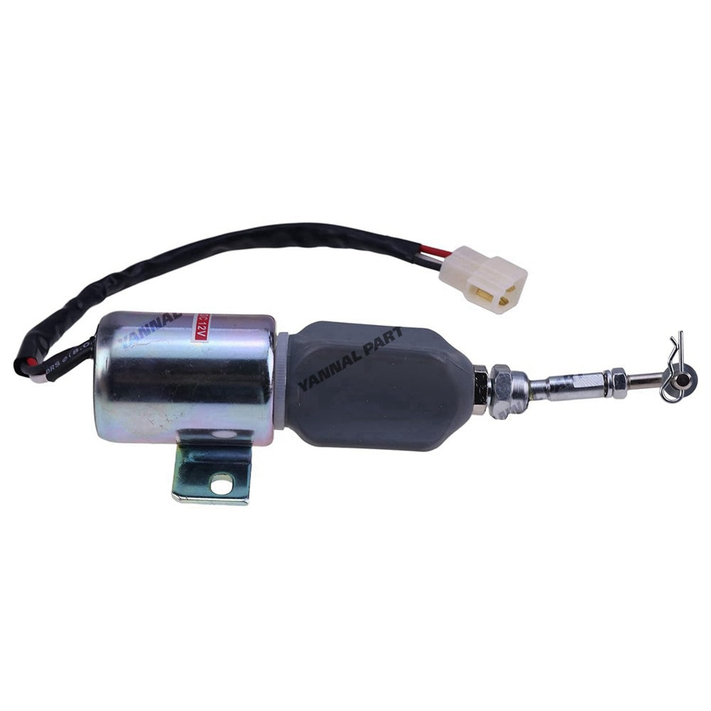 12V Stop Solenoid 1700-1512 1751ES-12E6ULB1S5 for Perkins 404 Woodward 1700 Series