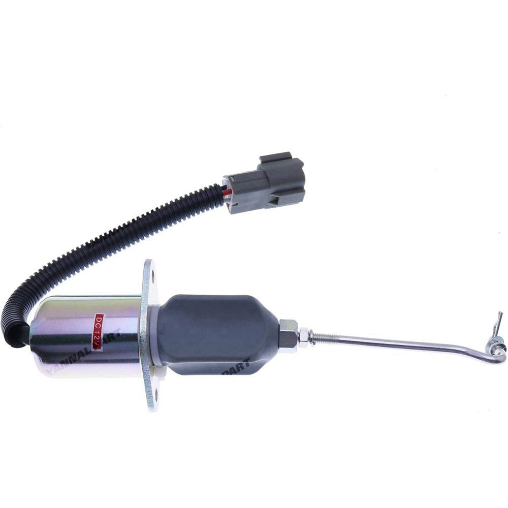 12V Stop Solenoid Valve 32A87-15100 for Mitsubishi Engine S4S-Z1DT61ES Shovel ECOMAT
