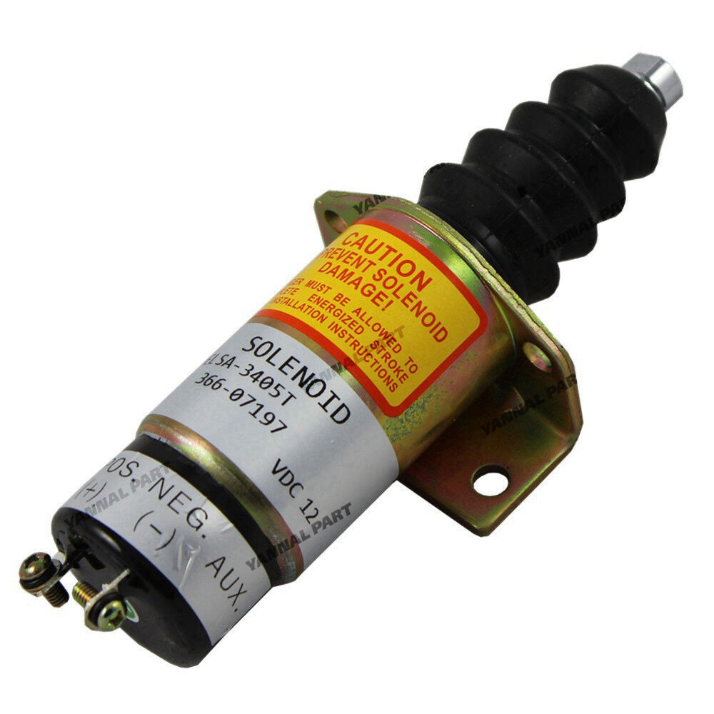 Fuel Shutoff Solenoid Valve 366-07197 SA-3405T 1502-12C7U2B2S1 for Lister Peter Lpw 12V