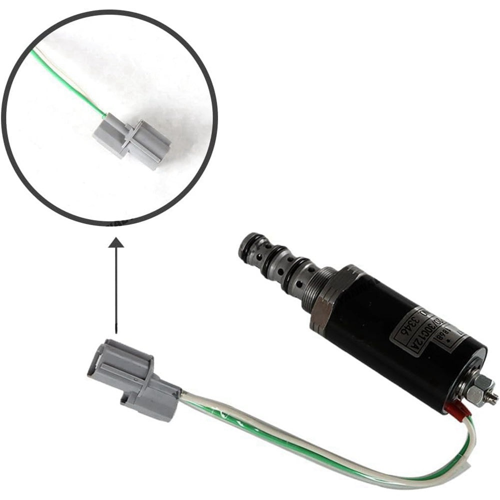 Solenoid Valve KWE5K-20/G24D12A Fit For Kobelco Excavator SK200 SK200-5 SK100-5