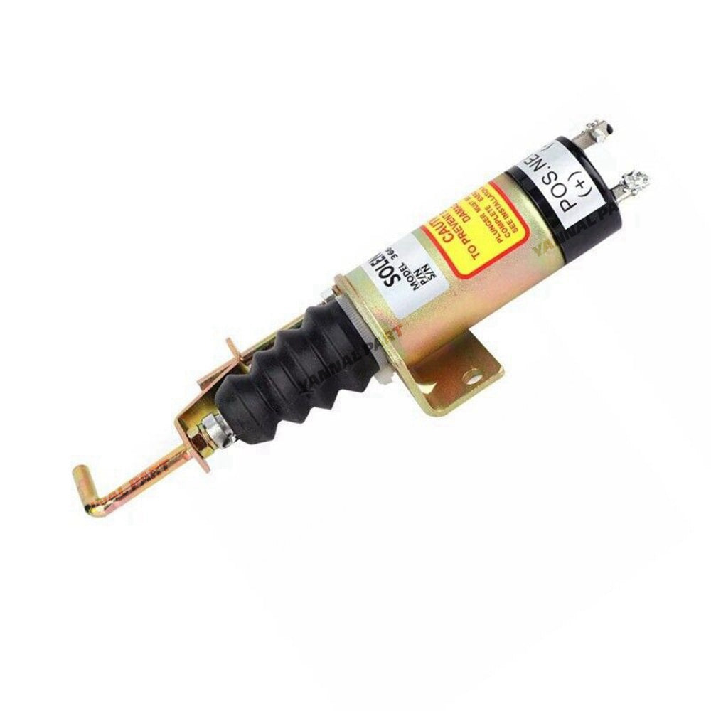 12V Fuel Shutoff Solenoid Valve 366-07199 757-26630 for Lister Petter LPW LPWS LPWT Engine