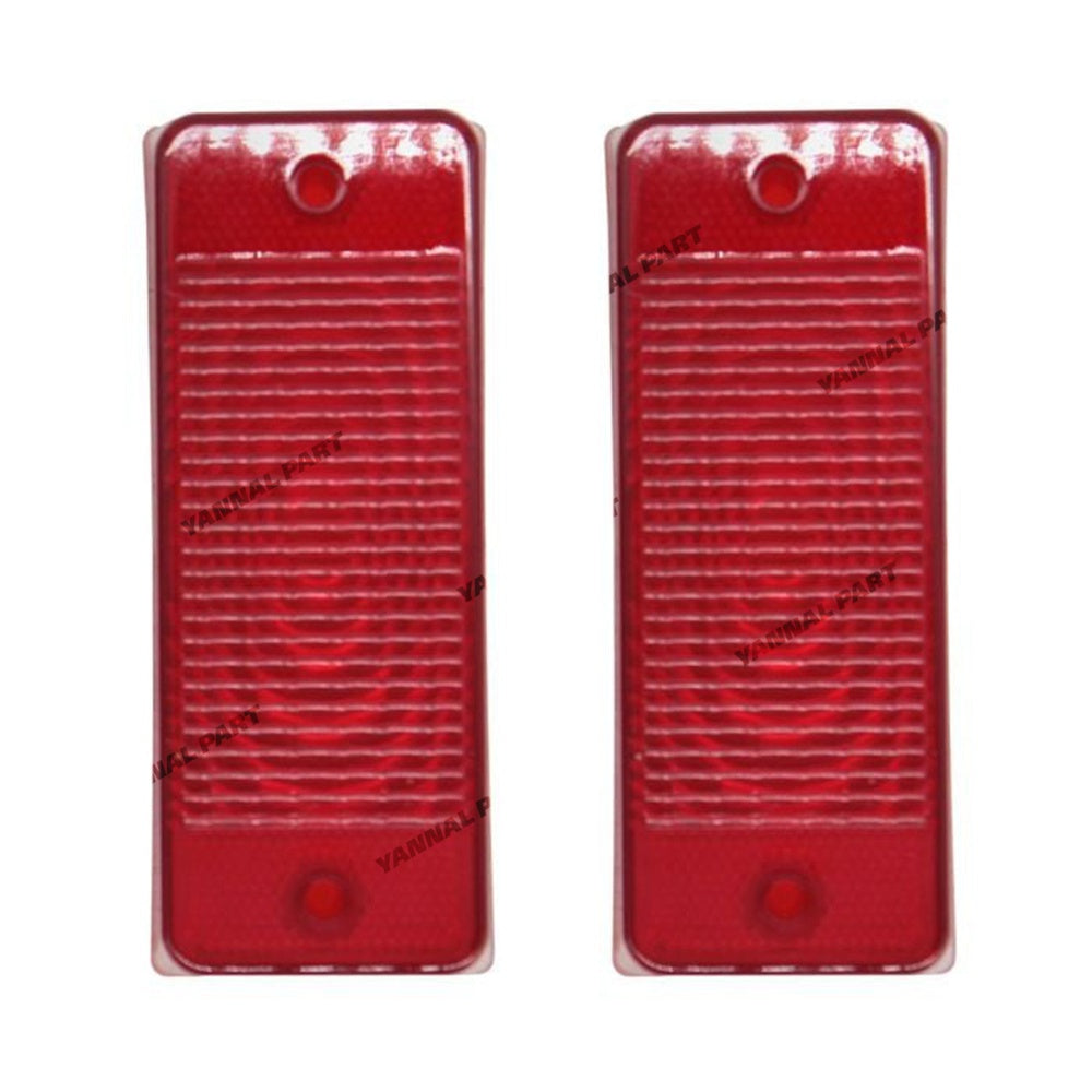 2 PCS Red Tail Light Lens 6672276 Fit For Bobcat Loader 553 751 753 763 773 863 873 883 963 T630 T650 T740 T750 T770 T870