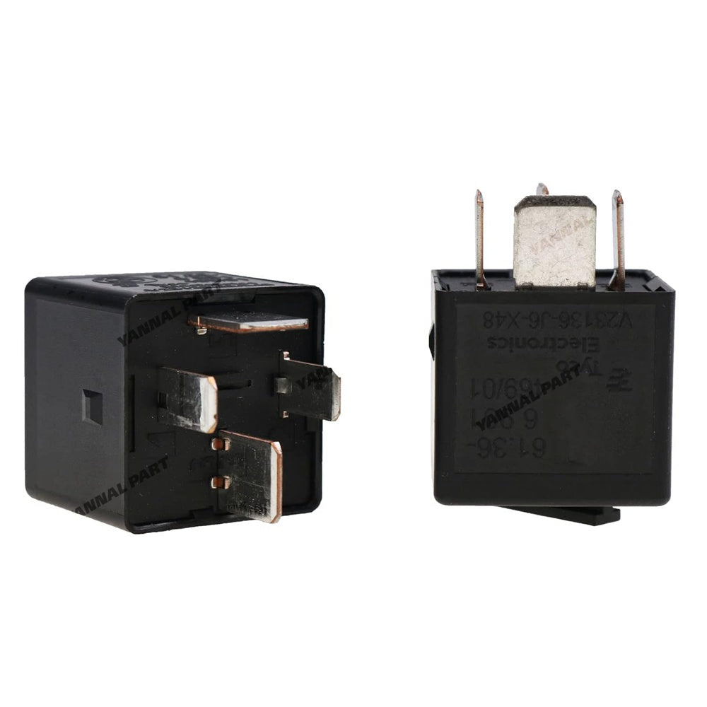 2 PCS Relay 61-36-6-901-469 V23136-J6-X48 Fit For BMW 323Ci 323i 325xi 328i 335is 530i 550i 640i 740Li M3 X3 X5