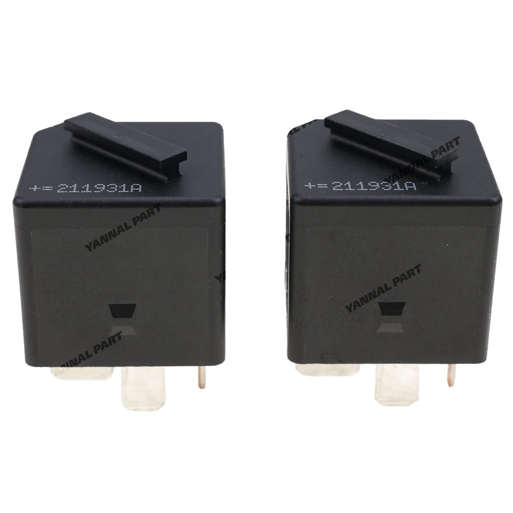 2 PCS Relay 61-36-6-901-469 V23136-J6-X48 Fit For BMW 323Ci 323i 325xi 328i 335is 530i 550i 640i 740Li M3 X3 X5