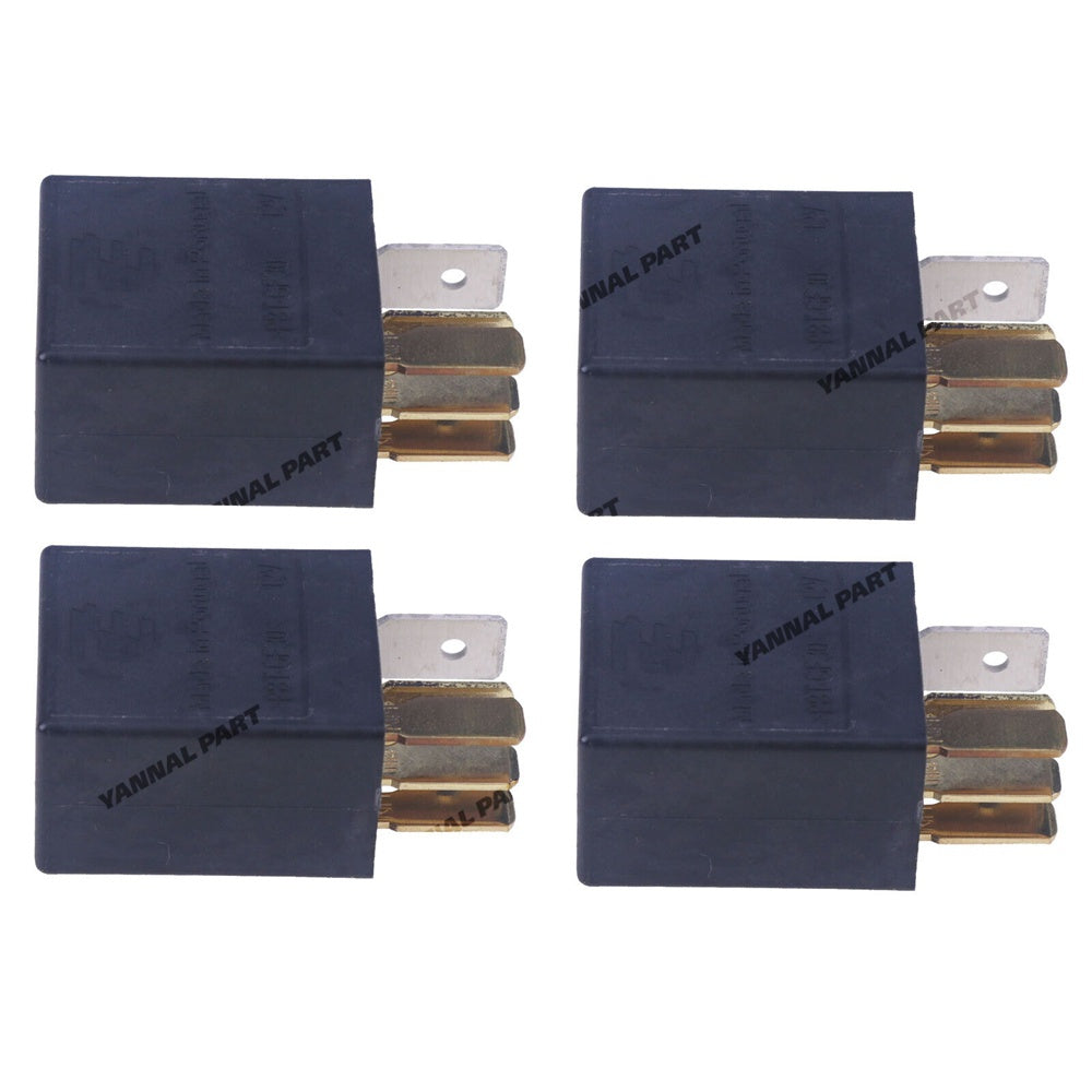 4PCS 12V 30A 5 Pins Relay 0332207307 Fit For Bosch HWH RV Control Box