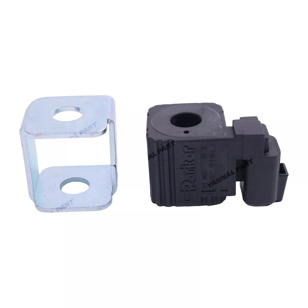 Solenoid Valve Coil AT393257 Fit For John Deere Engine 4045 6068 6090 6135 Excavator 130G 180GLC 250G 300GLC
