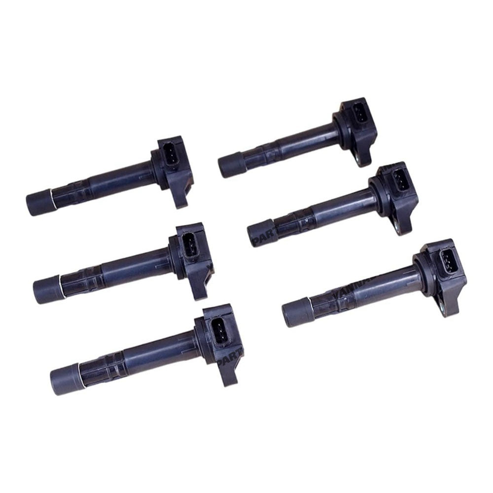 6 PCS Ignition Coil 30520-P8E-A01 Fit For Honda Accord Odyssey 3.0L 3.2L 3.5L V6 99-09