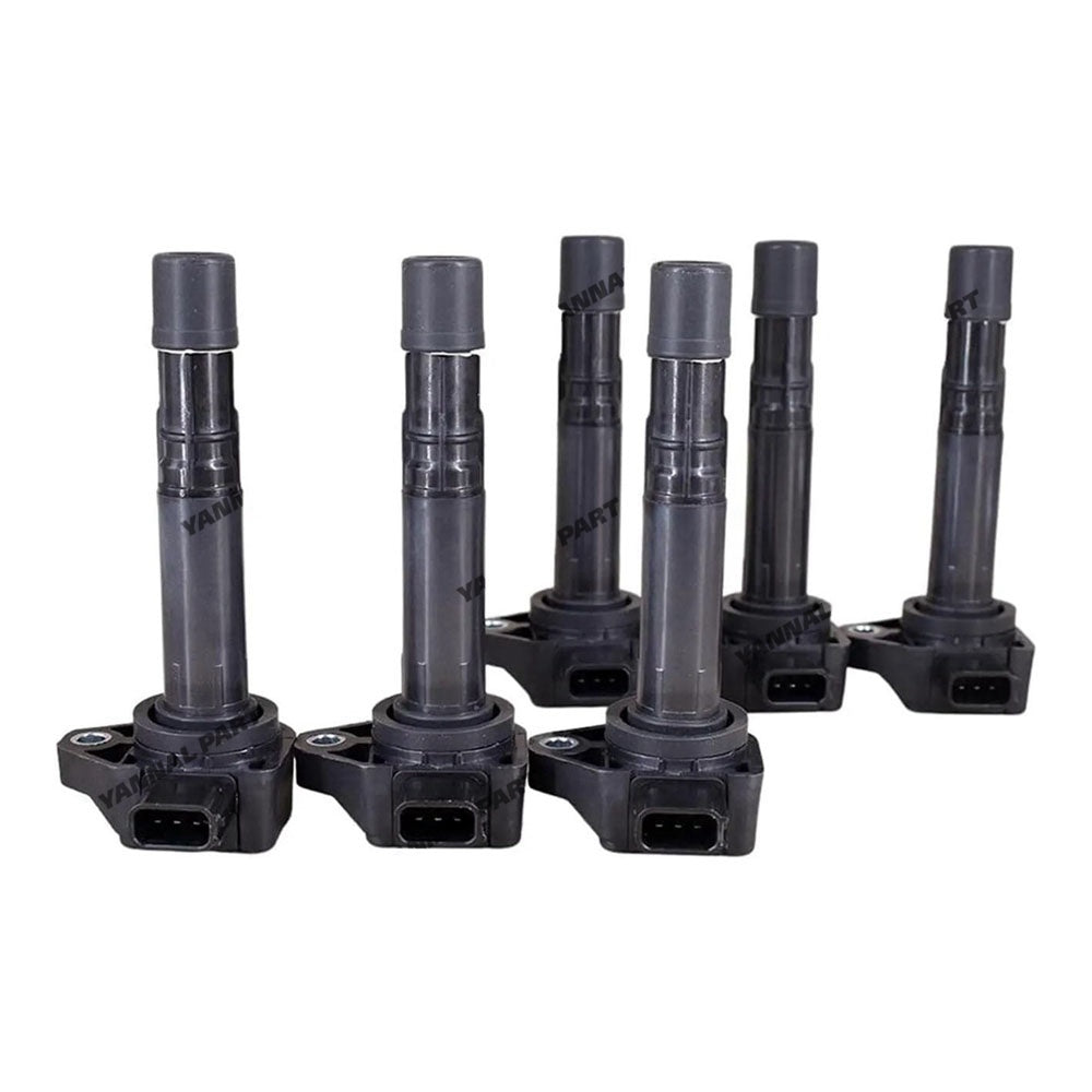 6 PCS Ignition Coil 30520-P8E-A01 Fit For Honda Accord Odyssey 3.0L 3.2L 3.5L V6 99-09