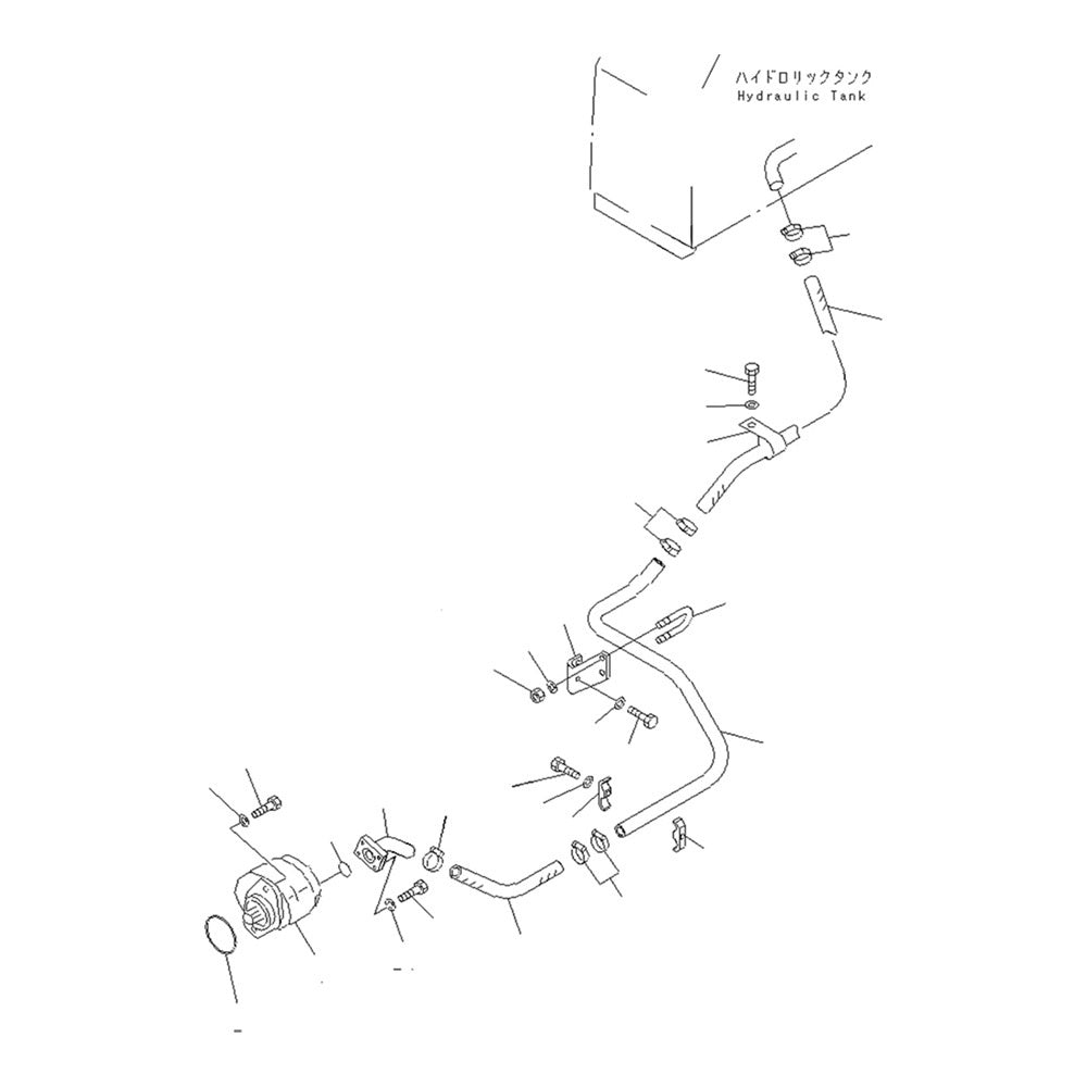 Pump Assembly 705-12-33110 Fit For Komatsu Bulldozer D31E-20 D31AM-20 D39PX-21A D39EX-21A D37A-5 D31S-20