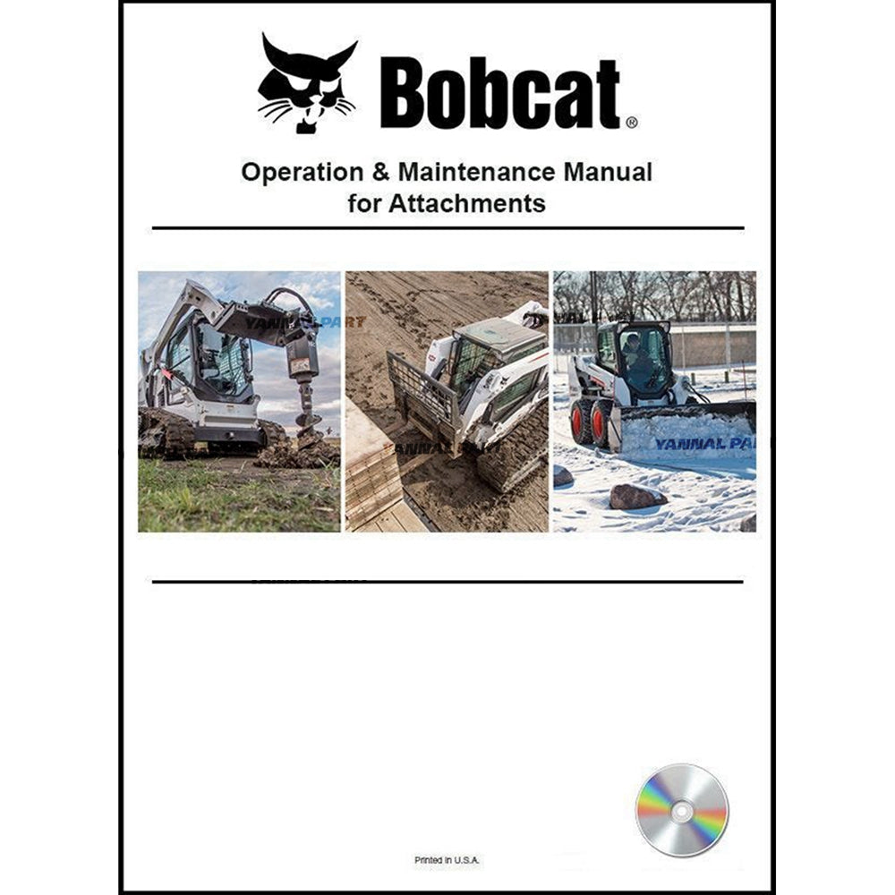 Part No. 6901047ENUSCD Wheel Saw Operation and Maintenance Manual on CD Fit For Bobcat