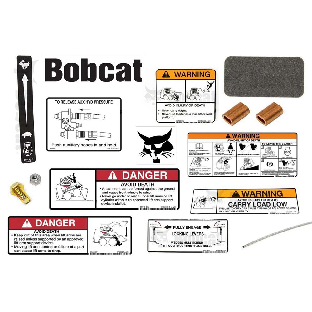 Part No. 6902763 S130 Decal Kit for Skid Steer Loaders