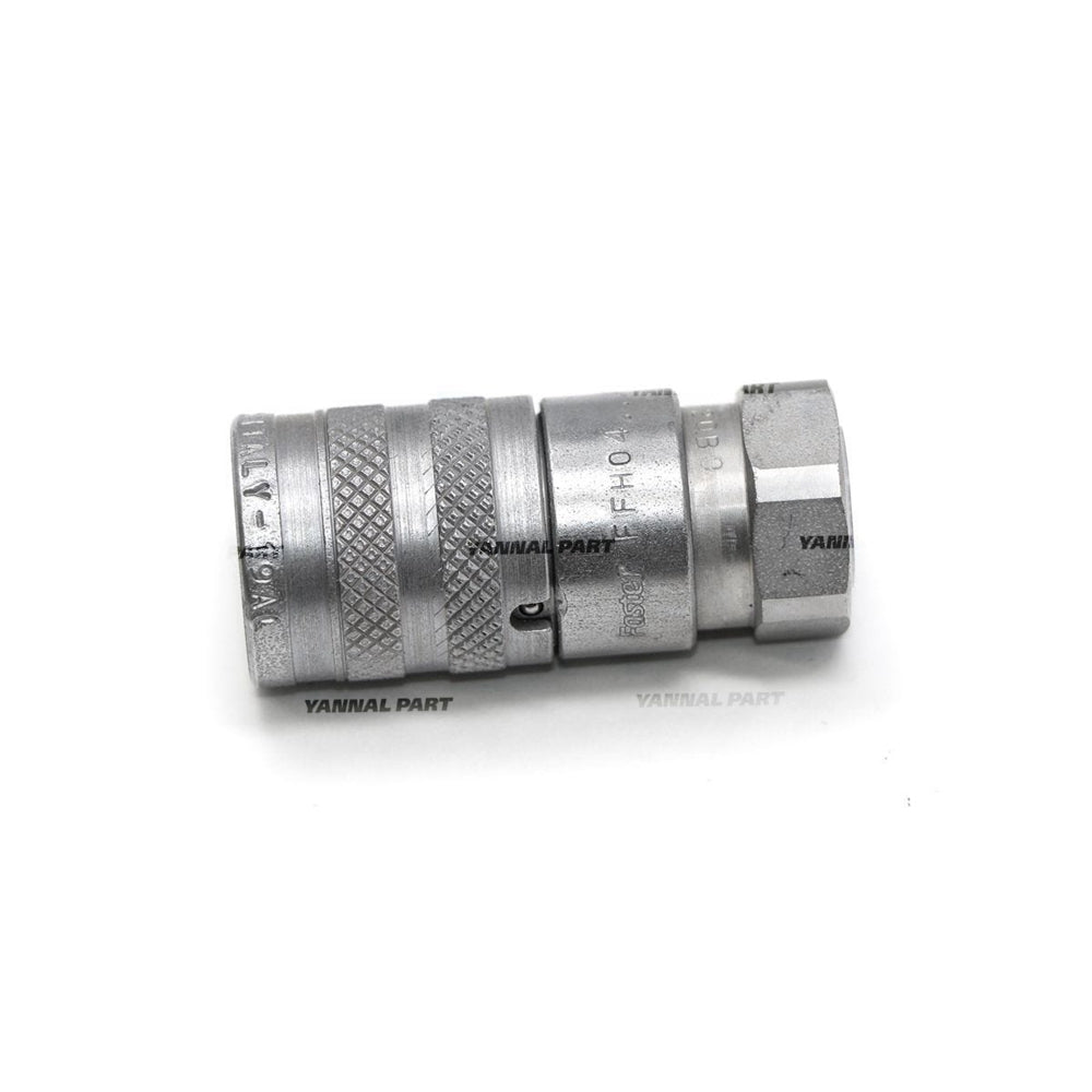 Part No. 7246786 Flat Faced Female Coupler, 1/4 body, 9/16 UNF/ORB thread Fit For Bobcat