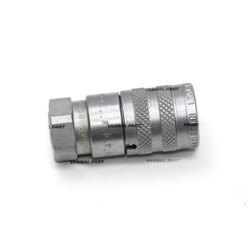 Part No. 7246786 Flat Faced Female Coupler, 1/4 body, 9/16 UNF/ORB thread Fit For Bobcat