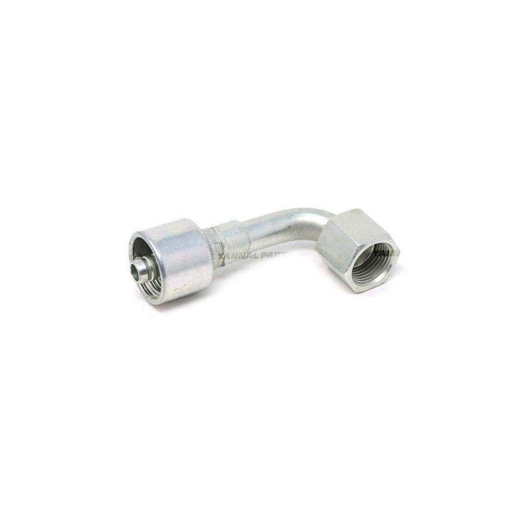 Part No. 6683724 Female Coupler JIC 37 Degree Flare Swivel 90 Degree Bent Tube for Skid Steer Loaders