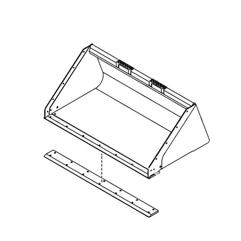 Part No. 6713713 Bolt-On Cutting Edge, 74 inches Fit For Bobcat