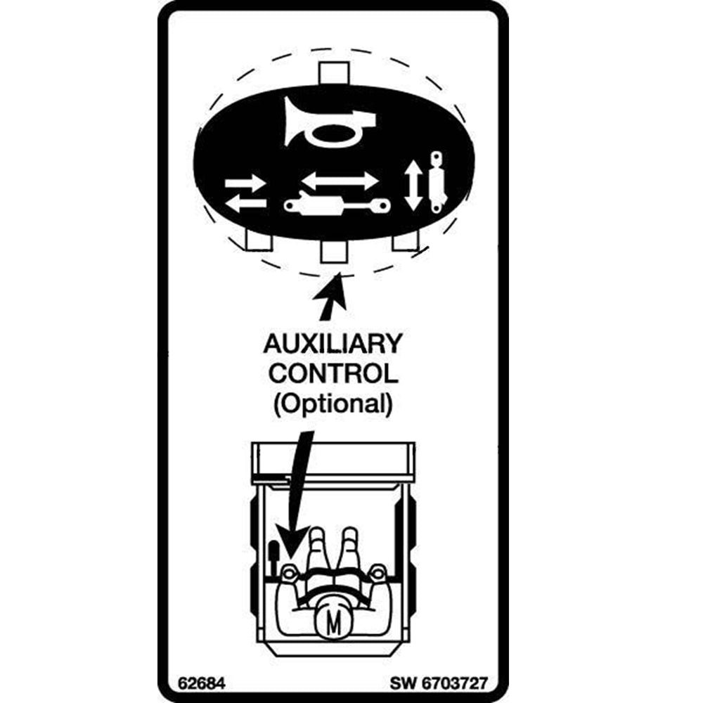 Part No. 6703727 Auxiliary Decal Fit For Bobcat