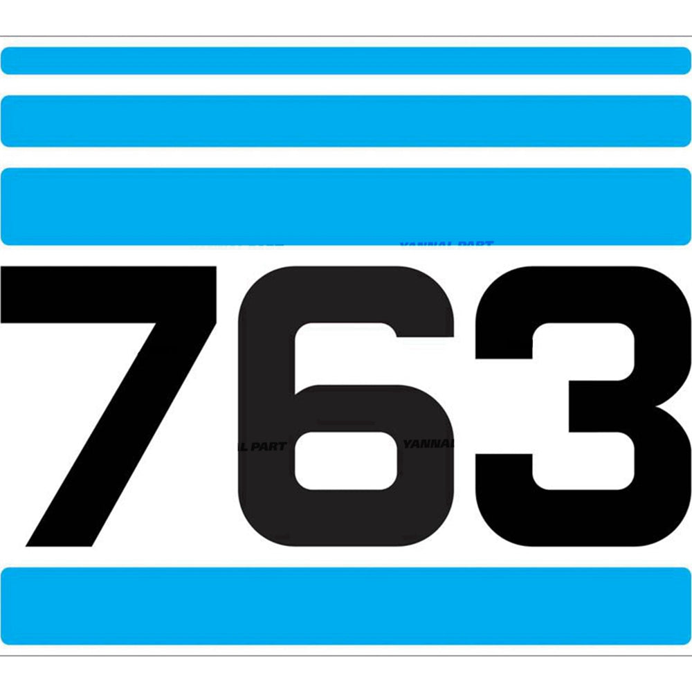 Part No. 6714533 Model 763 Decal Fit For Bobcat