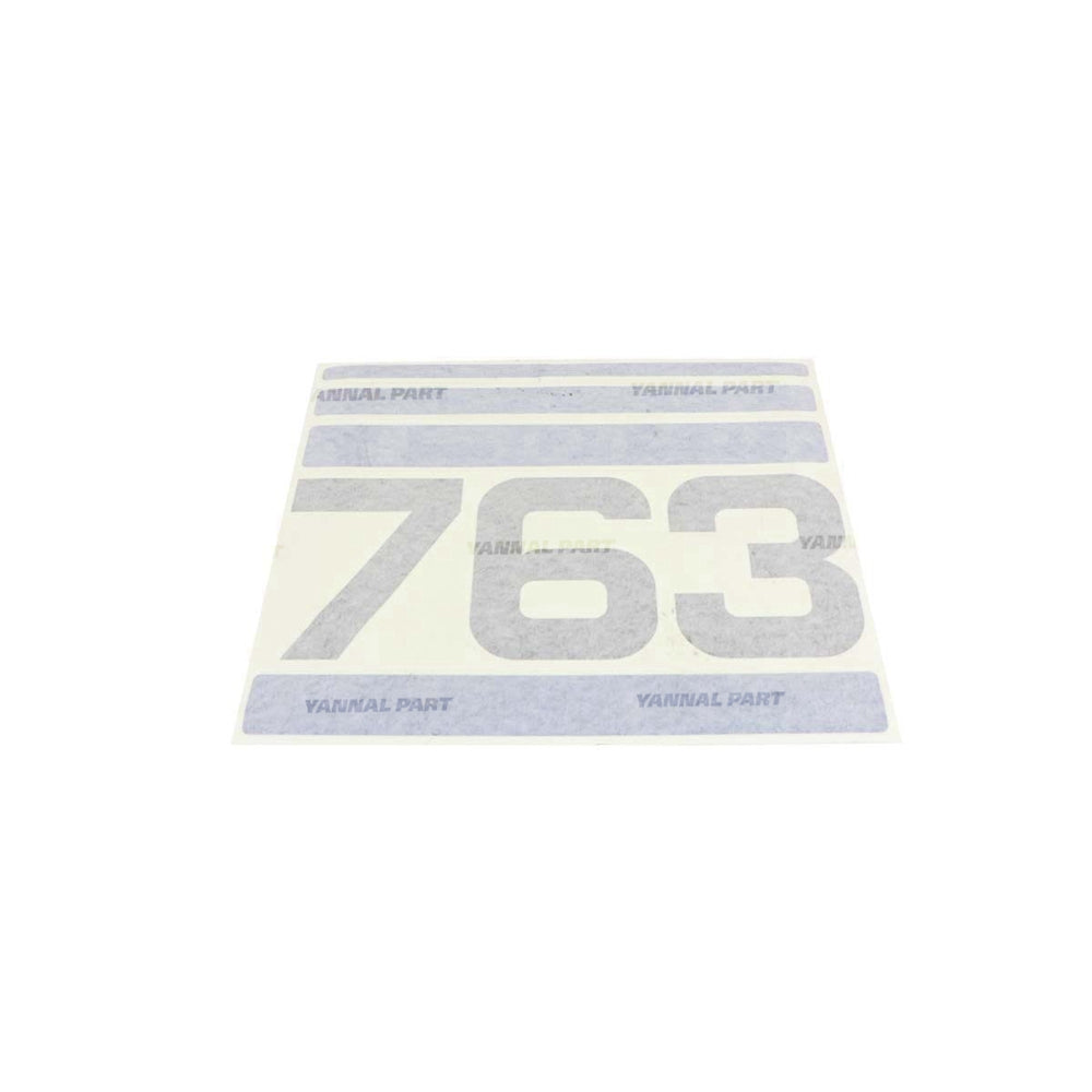 Part No. 6714533 Model 763 Decal Fit For Bobcat